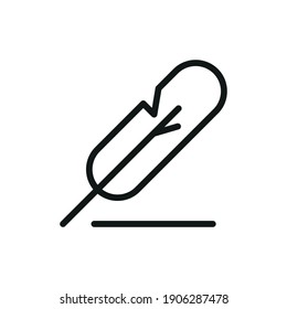 Outline Vector Icon Edit Register Subscription Subscribe