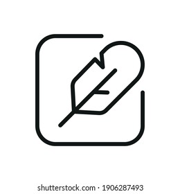 Outline Vector Icon Edit Register Subscription Subscribe