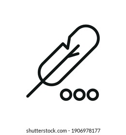 Outline Vector Icon Edit Register Subscription Subscribe