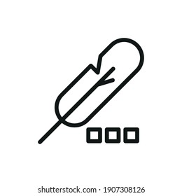 Outline Vector Icon Edit Register Subscription Subscribe