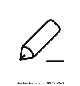 Outline Vector Icon Edit Register Subscription Subscribe