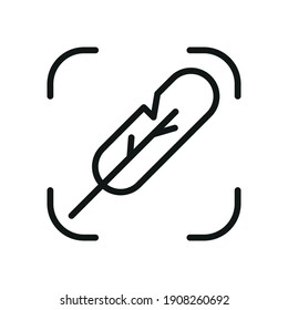 Outline Vector Icon Edit Register Subscription Subscribe