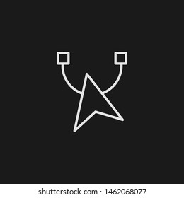 Outline vector icon. Vector illustration for web, mobile apps, design. Vector symbol.