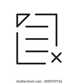 Outline Vector Icon Register Related