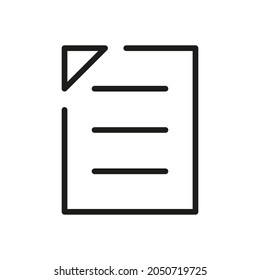 Outline Vector Icon Register Related