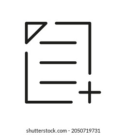 Outline Vector Icon Register Related