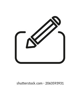 Outline Vector Icon Related Edit, Register, Subscription, Subscribe, Document