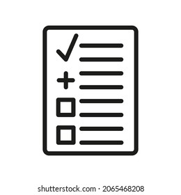 Outline Vector Icon Related Edit, Register, Subscription, Subscribe, Document