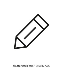 Outline Vector Icon Related Edit Isolated On White Background. Custom Symbol For Your Website, Logo, App, User Interface.