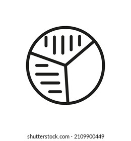 Gráfico Relacionado Con El Icono Del Vector De Esquema Aislado En Fondo Blanco. Símbolo personalizado para su sitio web, logotipo, aplicación, interfaz de usuario.