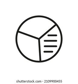 Gráfico Relacionado Con El Icono Del Vector De Esquema Aislado En Fondo Blanco. Símbolo personalizado para su sitio web, logotipo, aplicación, interfaz de usuario.