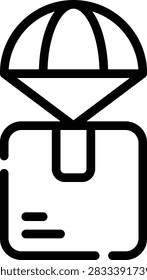 Outline vector icon representing the Creator Economy concept tailored for dropshipping and online business applications.