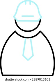 iconos de vector de contorno en dos colores.