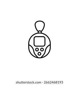 Esquema De Ilustración vectorial De Un Podómetro Moderno De Conteo De Pasos
