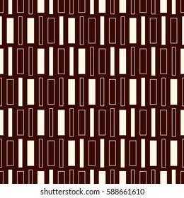 Outline vertical lines background. Minimalist wallpaper. Seamless surface pattern with geometric ornament. Stripes motif. Modern style digital paper for textile print, page fill. Vector art
