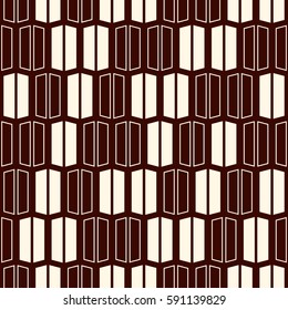 Outline vertical lines background. Minimalist wallpaper. Seamless surface pattern with geometric ornament. Stripes motif. Modern style digital paper for textile print, page fill. Vector art