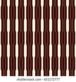 Outline vertical lines background. Minimalist wallpaper. Seamless surface pattern with geometric ornament. Stripes motif. Modern style digital paper for textile print, page fill. Vector art