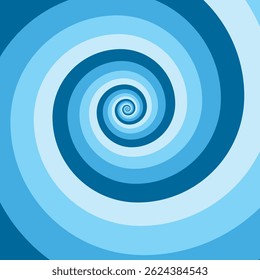 Outline vibrant black white paint drawn curvy infinite burst artist painting logo decor retro print style. Close up view modern bright red blue dizzy liquid fluid flow cycle pinwheel vertigo explosion
