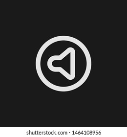 Outline volume vector icon. Volume illustration for web, mobile apps, design. Volume vector symbol.