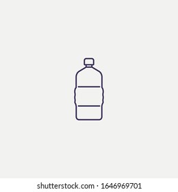 Outline water bottle icon.water bottle vector illustration. Symbol for web and mobile