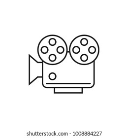 Outline web icon- Search Engine Optimization, video marketing icon