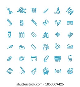 Outline web icon set - drawing tools