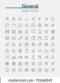 Konzentrierte Web-Symbole