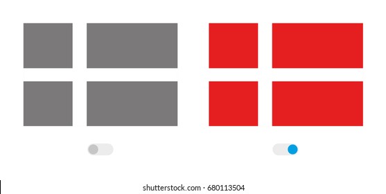 An Outline of the World with the Flag of  Denmark