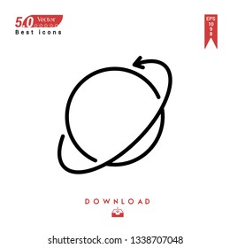 Outline worldwide-shipping Icon  vector isolated on white background. Graphic design, material-design, Best sellerr icons, mobile application, UI / UX design, EPS 10 format vect