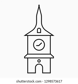 Outline Zytglogge vector icon