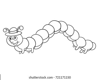 caterpillar outline st
