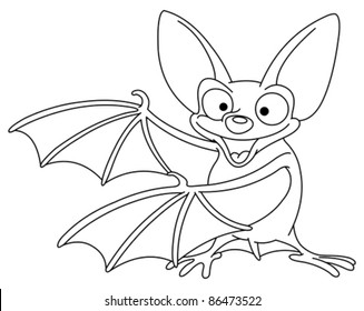 Outlined bat