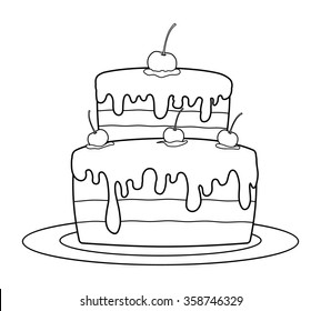 270,792 Birthday cake Stock Vectors, Images & Vector Art | Shutterstock