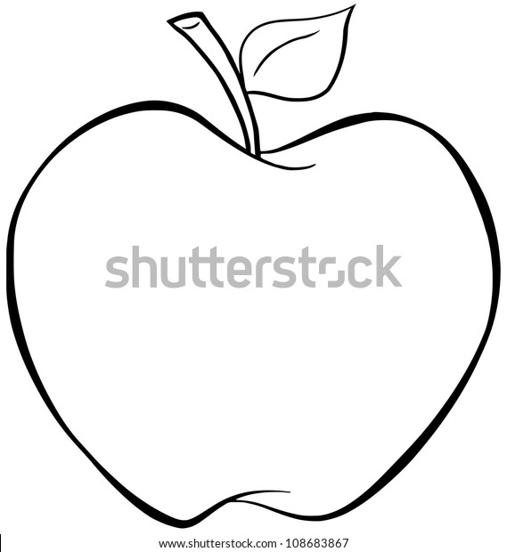 Cartoon Apple Vektorgrafik Stock Vektorgrafik Lizenzfrei