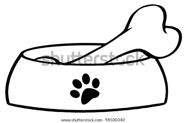 dog bone dog bowl