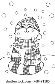 7,175 Scarf Colouring Page Images, Stock Photos & Vectors | Shutterstock