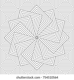 58,542 Black white geometric pattern coloring pages Images, Stock ...