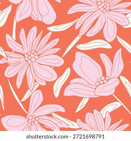 Diseño floral sin fisuras del patrón para los textiles de la moda, los gráficos, los fondos y los artes