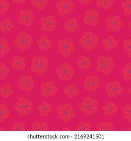 Borde floral trendy del fondo del patrón vector rosa. Repetir la tela de alamante y el patrón textil. Se puede usar para proyectos de empaquetado y scrapbooking
Diseño de patrones de superficie