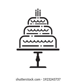 Wedding Cake Flat Design Images Photos Et Images Vectorielles De Stock Shutterstock