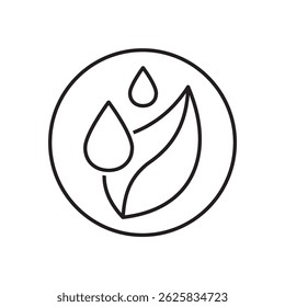 Outlined icons for essential oil products