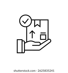 Outlined icons representing various delivery options