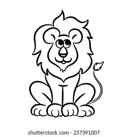 Download Cute Lion Outline Images, Stock Photos & Vectors ...