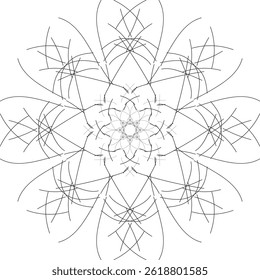Outlined mandala background Design. Creative Mandala update 