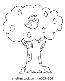 Download Trees Coloring Book High Res Stock Images Shutterstock