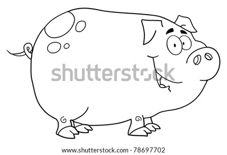 Image, Stock Photo Piglet in happiness Nature