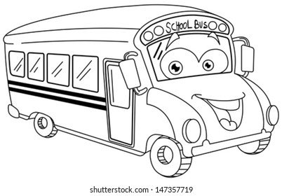 728 School Bus Outline Clipart Images, Stock Photos & Vectors | Shutterstock