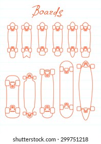 Outlined Skateboards