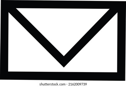 Outlined stroke style message email communication concept icon 