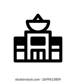 No. Icono de Vector de trazo delineado con detalles rellenos de negro.